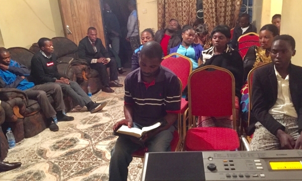 Emmanuel church of Zambia had overnight prayer meeting