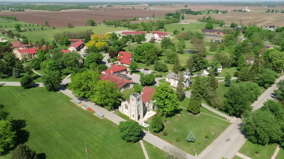 The 55.35-acre Howe Military Academy campus in Indiana