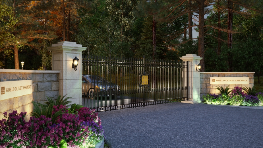 3D Rendering of Future Look of World Olivet Center Main Gate Entrance
